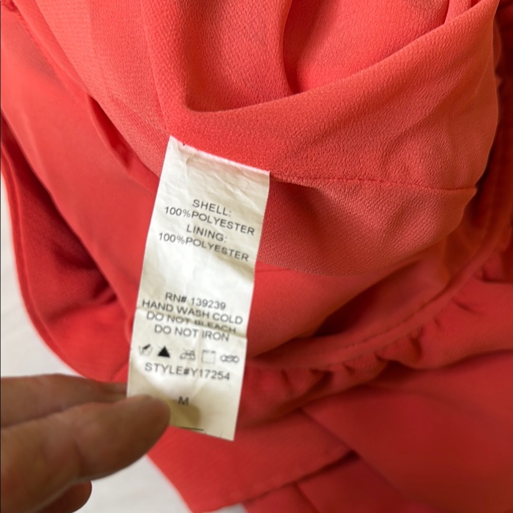 DO+BE Red Ruffled Halter Romper - Picture 10 of 12